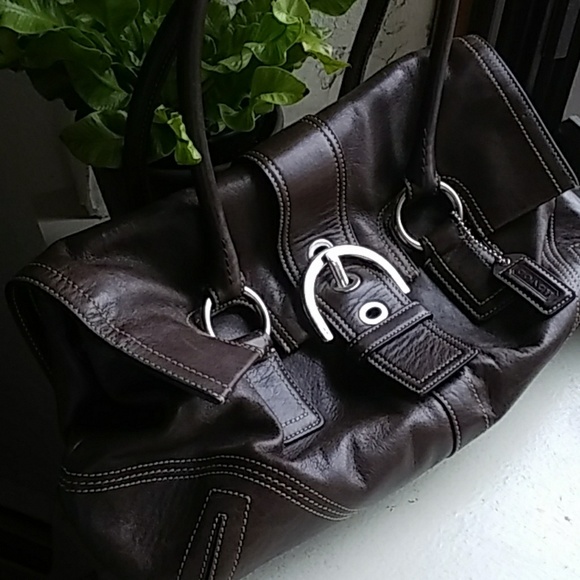 Coach Soho Buckle Flap Satchel - Picture 1 of 8